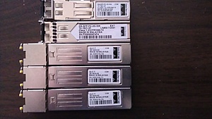 [TK] 2x Cisco GigaStack Gbic| 2x Cisco DS-SFP-FC-2G-SW | 3x Cisco GLC-T-3xglc-t-jpg
