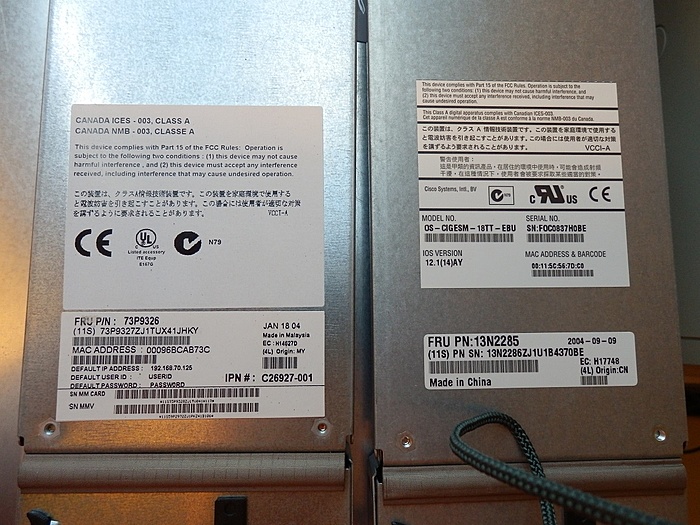 IBM BladeCenter Bladeserver Bladeservers inclusief 14 servers HS20 voor weinig-03-p7040013-jpg