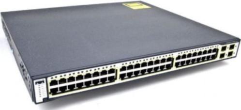 TKA: 4x Cisco 3750 series 48 Port 10/100 Switch, PoE, WS-C3750-48PS-S-_84-10-jpg