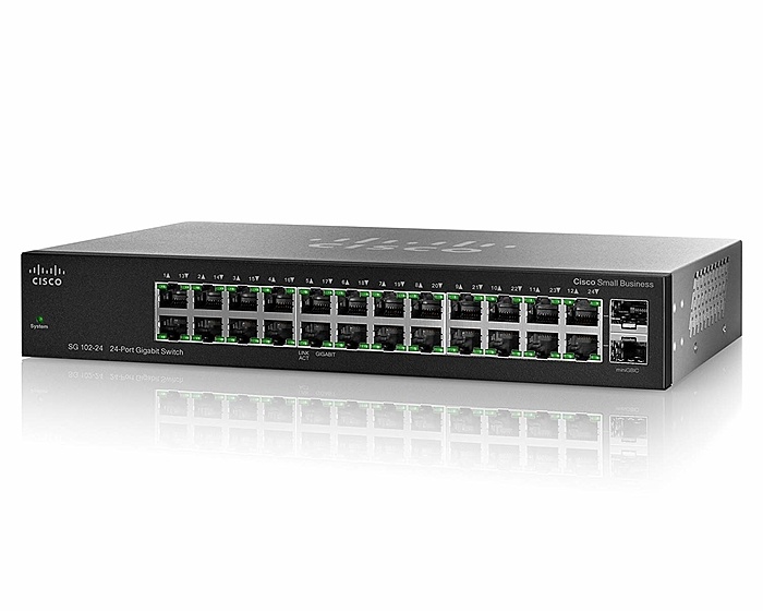 Te koop Cisco small bussines unmanaged 24 poorts switch.-cisco-jpg