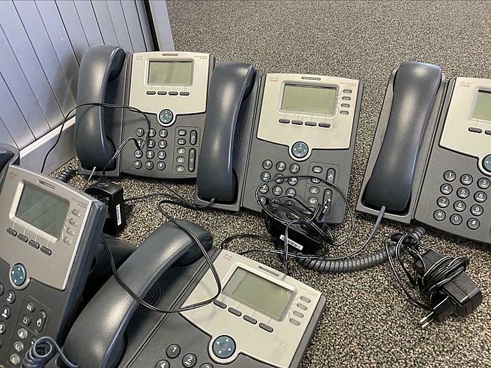 [TKA] 11x Cisco VoiP Telefoon SPA504G/SPA502G-_86-3-jpeg