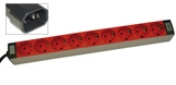 [TKG] Strook met contactdozen voor in 19" rack-ups-strook-rode-contactdozen-jpg