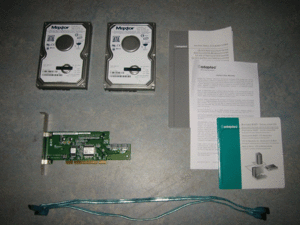 [TKA] 2x Maxtor 160GB + Adaptec RAID-foto-gif