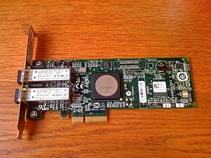 [TK] Emulex LPe11002, Dual-port 4Gbps Fibre Channel PCIe HBA card-foto-jpg