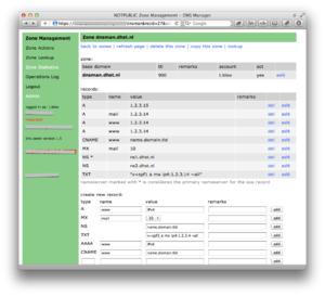 PowerDNS webbased management gezocht-dnsmanager-zone-2012-10-02-png