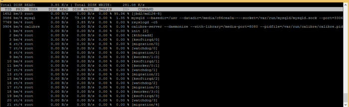 RSYSLOG server: harddisk maakt overuren !!!-iotop-png