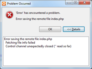 Aptana foutmelding-aptana-error-png