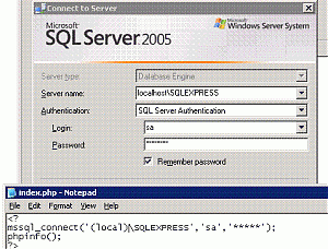 PHP en MSSQL-connectie-gif