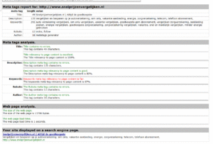 Uitgebreide vergelijkings site: www.snelprijzenvergelijken.nl-metatagreport-gif