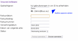 Compleet incassowebsite met systeem &amp; admin-admindossieraanmaken-gif