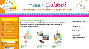 Webshop (incl. voorraad t.w.v. &euro; 4.250,-) te koop voor &euro; 2.950,- incl. btw.-website-twinkelpinkeltje-nl-jpg