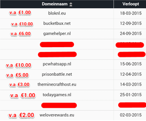 8 SPOTGOEDKOPE domeinnamen! PCWhatsapp.nl - GameHelper.nl - BucketBux.net-16_december_2014_220333_cet-png