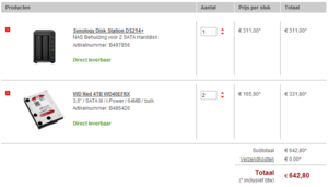 NAS voor thuis. Synology DS214 goede keuze? Misschien beter iets anders?-winkelwagen-redcoon-nl-png
