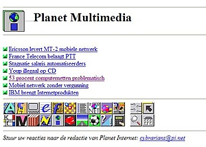 Joop van Zijl legt in het NOS journaal uit hoe internet werkt.-planet-jpg