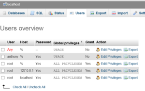 privileges toekennen aan mysql gebruikers vanaf werkstation op mysql install server-capture_grants-png