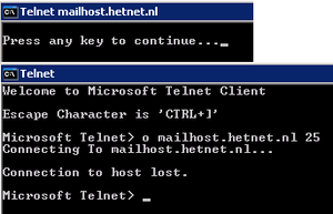 ISA 2006 - Exchange 2007 probleem-telnet-png