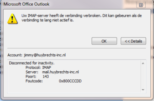 IMAP Disconnected for inactivity-disconnected-png