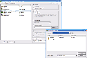Iso's plaatsen in "datastore" VMWare ESX3-vmware-png